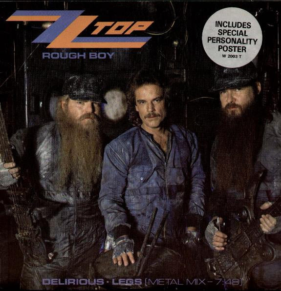 ZZ Top : Rough Boy (12", Pos)