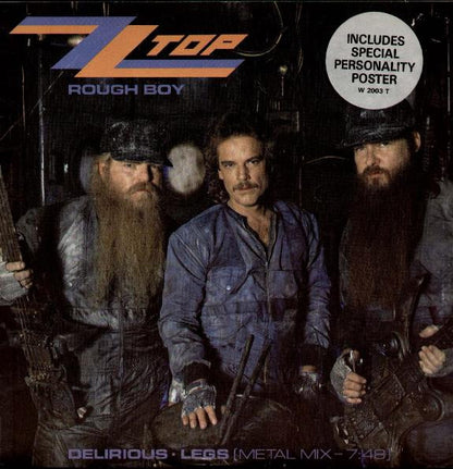 ZZ Top : Rough Boy (12", Pos)