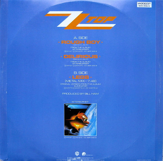 ZZ Top : Rough Boy (12", Pos)