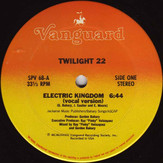 Twilight 22 : Electric Kingdom (12")