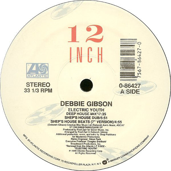 Debbie Gibson : Electric Youth (12", Spe)