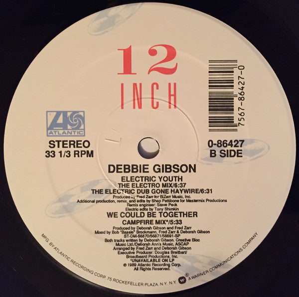 Debbie Gibson : Electric Youth (12", Spe)