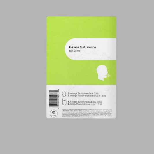 K-Klass Feat. Kinane : Talk 2 Me (12")