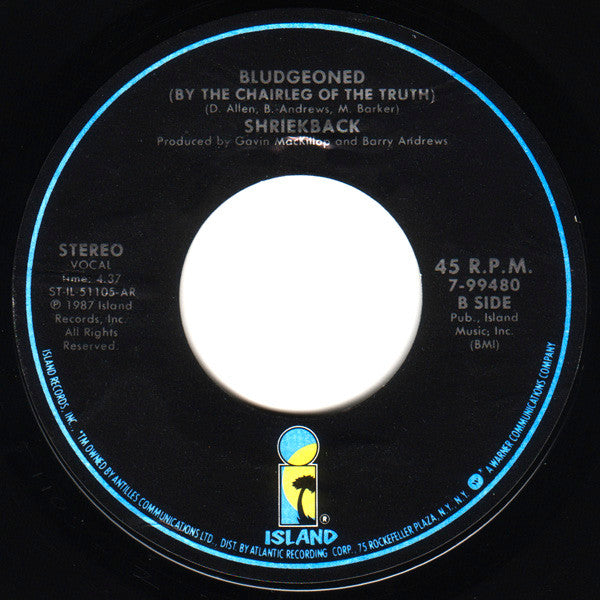 Shriekback : Gunning For The Buddha (7")