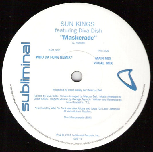 Sun Kings : Maskerade (12")