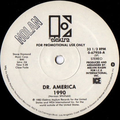 Dr. America : 1990 (12", Promo)