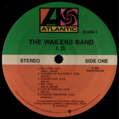 The Wailers Band : I.D. (LP, Album)