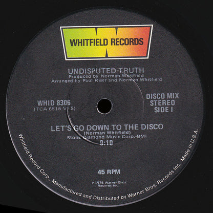 The Undisputed Truth : Let's Go Down To The Disco / You + Me + Love (12")