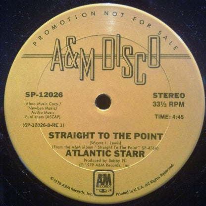 Atlantic Starr : Kissin' Power (12", Promo)