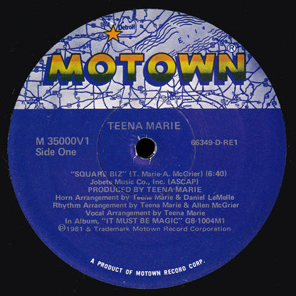 Teena Marie : Square Biz (12", Single)