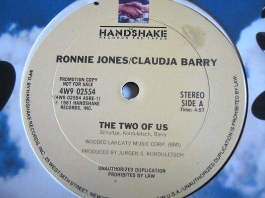 Ronnie Jones / Claudja Barry : The Two Of Us (12", Promo)