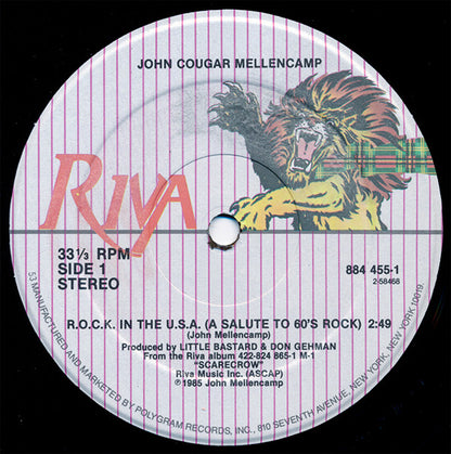 John Cougar Mellencamp : R.O.C.K. In The U.S.A. (12", Single)