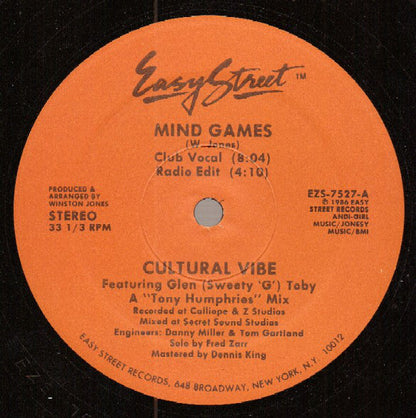 Cultural Vibe : Mind Games (12")