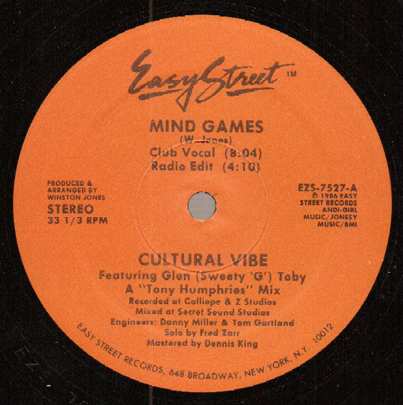 Cultural Vibe : Mind Games (12")