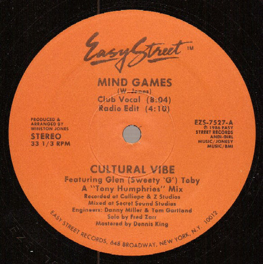 Cultural Vibe : Mind Games (12")