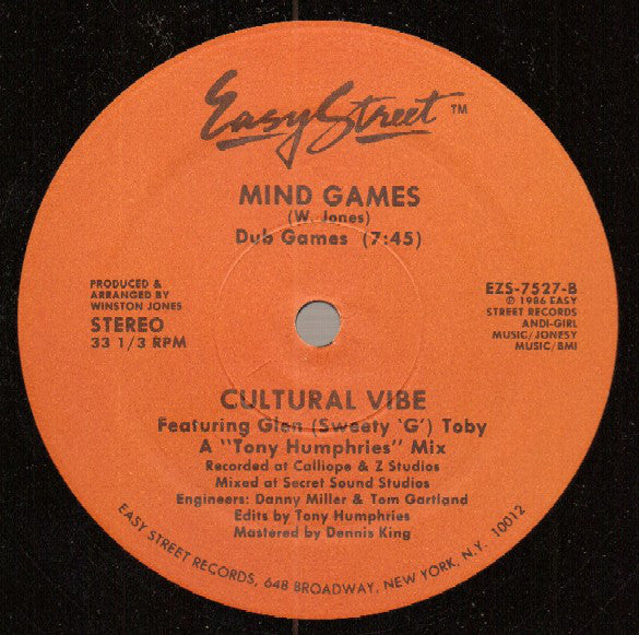 Cultural Vibe : Mind Games (12")