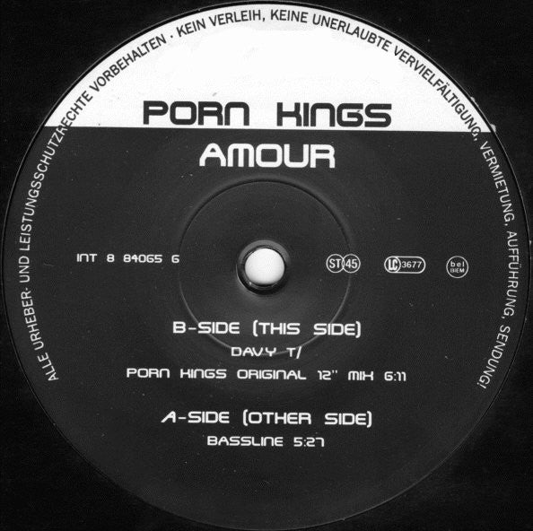 Porn Kings : Amour (2x12")