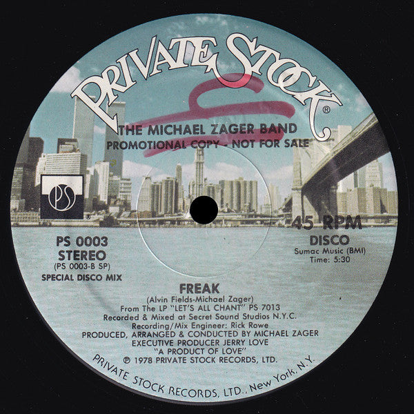 The Michael Zager Band : Music Fever (12")