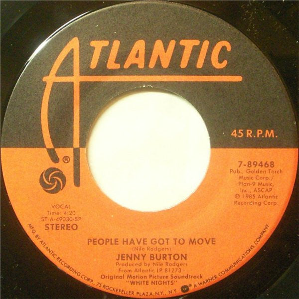 Lou Reed / Jenny Burton : My Love Is Chemical / People Have Got To Move (7")