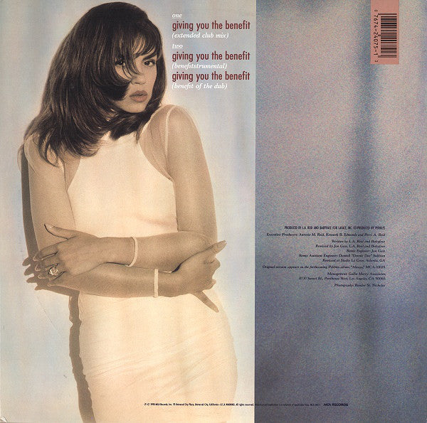 Pebbles : Giving You The Benefit (12", Single)