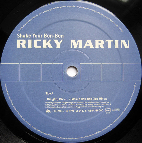 Ricky Martin : Shake Your Bon-Bon (12")
