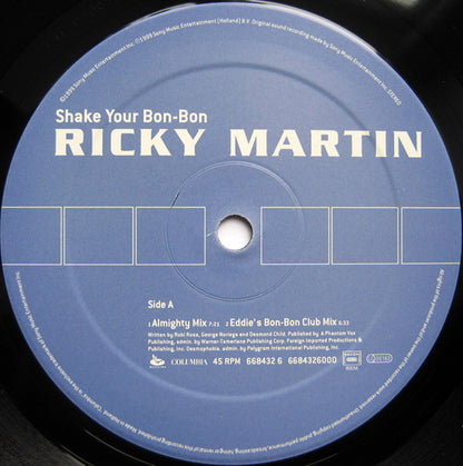 Ricky Martin : Shake Your Bon-Bon (12")