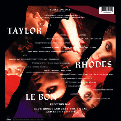 Arcadia (3) : Election Day (The Consensus Mix) (12", Single)