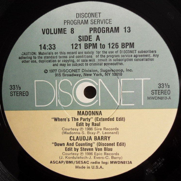 Various : Volume 8 Program 13 (2x12")