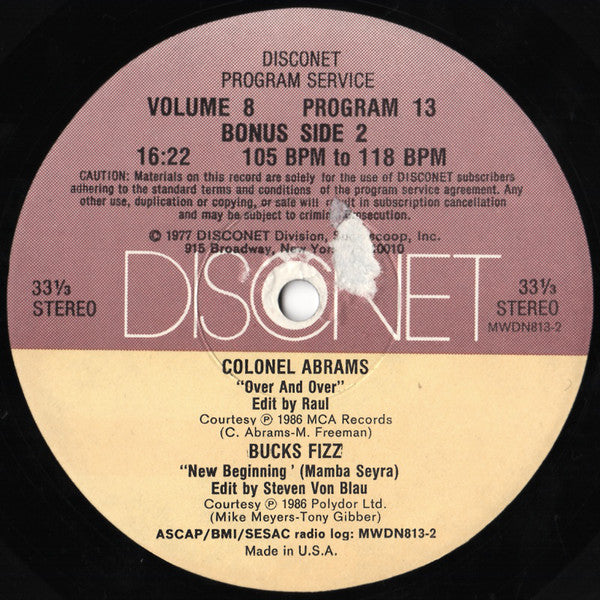 Various : Volume 8 Program 13 (2x12")