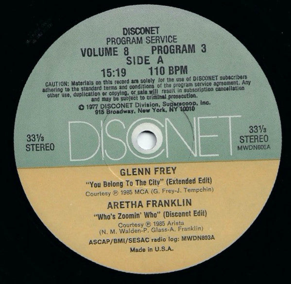 Various : Volume 8 Program 3 (2x12")