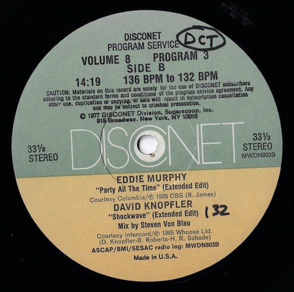 Various : Volume 8 Program 3 (2x12")