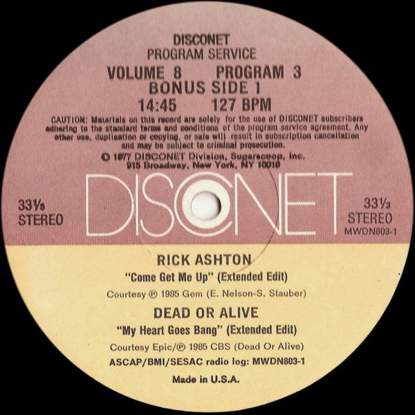 Various : Volume 8 Program 3 (2x12")