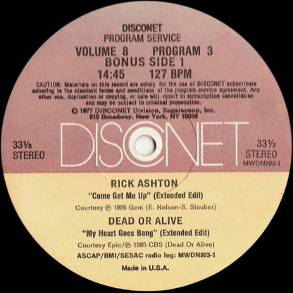 Various : Volume 8 Program 3 (2x12")