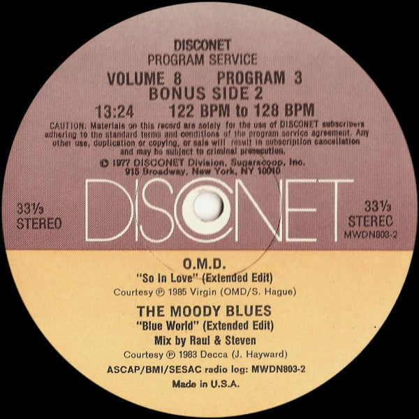 Various : Volume 8 Program 3 (2x12")