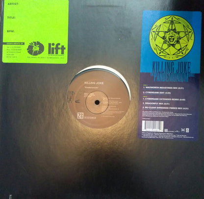 Killing Joke : The Pandemonium Single (12", Single)