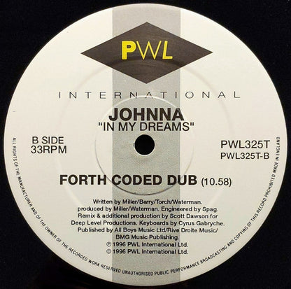 Johnna : In My Dreams (12")