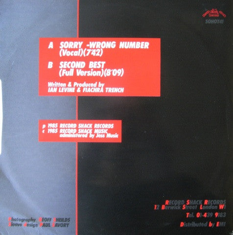 Evelyn Thomas : Sorry, Wrong Number (12")