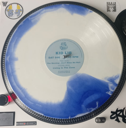 Kid Lib : Living In The Zone / The Warning / Don't Make Me Wait (12", S/Edition, Mix)