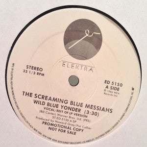 The Screaming Blue Messiahs : Wild Blue Yonder (12", Single, Promo)