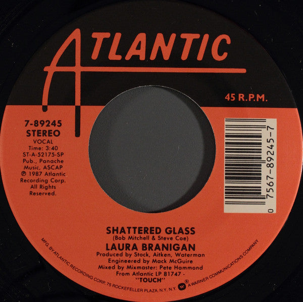 Laura Branigan : Shattered Glass (7", Single, SP )