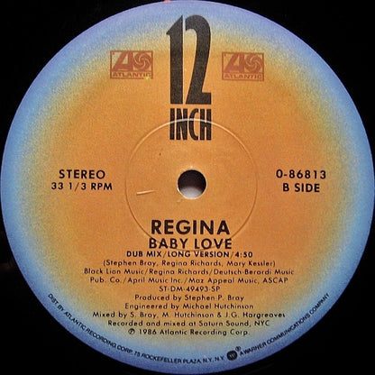 Regina (2) : Baby Love (12", Single, SP )