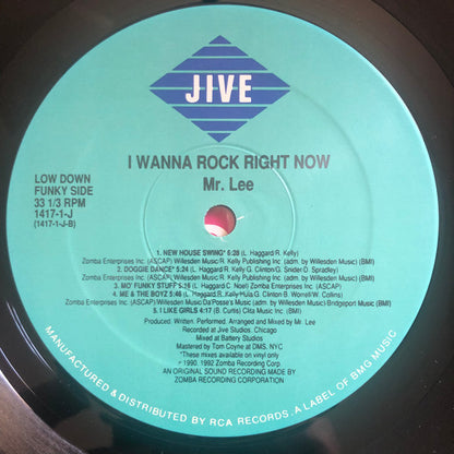 Mr. Lee : I Wanna Rock Right Now (LP, Album)