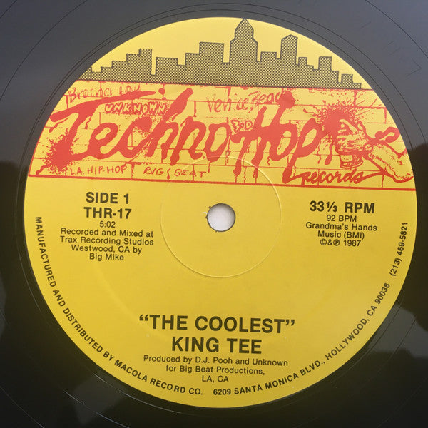 King Tee / King Tee And Mixmaster Spade With The Compton Posse : The Coolest / Ya Better Bring A Gun (12")