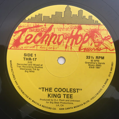 King Tee / King Tee And Mixmaster Spade With The Compton Posse : The Coolest / Ya Better Bring A Gun (12")