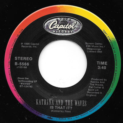 Katrina And The Waves : Is That It? (7", Single, SRC)