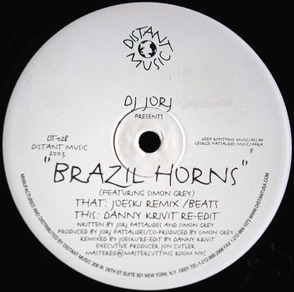 DJ Jorj : Brazil Horns (12")