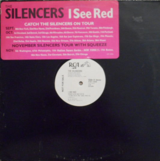 The Silencers : I See Red (12", Single, Promo)
