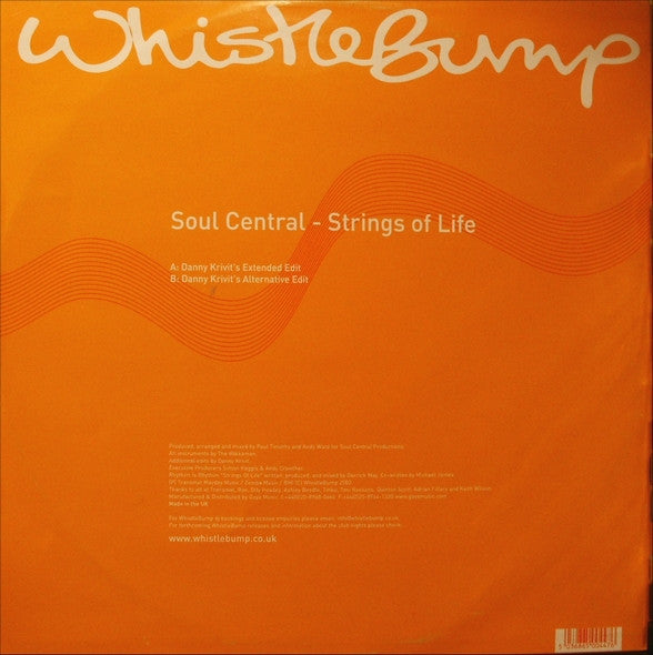 Soul Central : Strings Of Life (The Danny Krivit Re-Edits) (12")