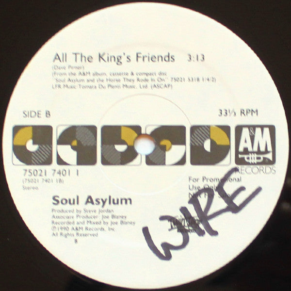 Soul Asylum (2) : Spinnin' / All The King's Friends (12", Promo)