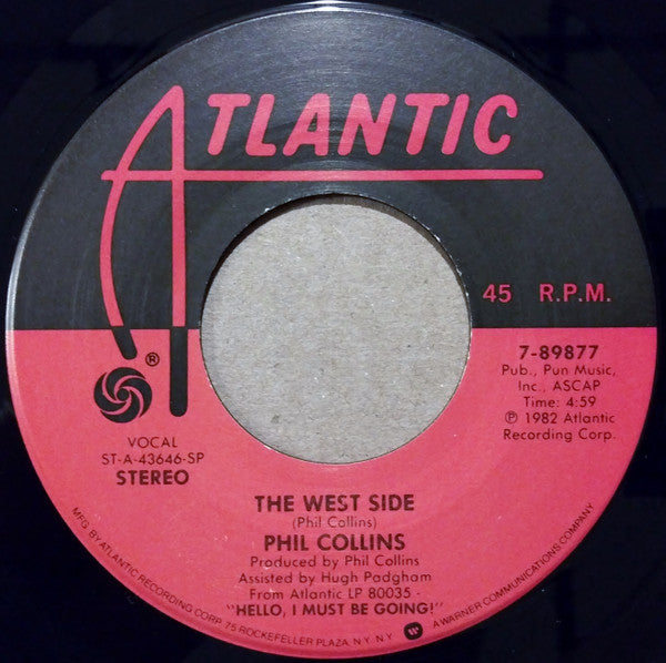 Phil Collins : I Don't Care Anymore (7", Single, Spe)